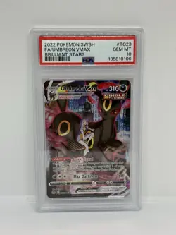 Pokemon TCG Umbreon VMAX TG23 Brilliant Stars Trainer Gallery PSA 10 - Image 1