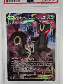 PSA 10 Umbreon VMAX TG23/TG30 Swsh09: Brilliant Stars Trainer Gallery Holo - Image 3