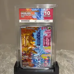 Pokemon TCG Deerling 165/162 Temporal Forces Illustration Rare Ace 10 - Image 1