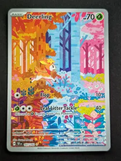 Deerling 165/162 Temporal Forces Illustration Rare Full Art Holo Pokemon TCG NM - Image 1