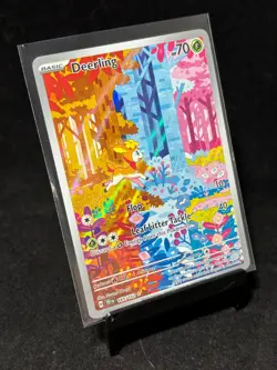2024 Pokemon TCG SV Temporal Forces 165/162 Deerling IR Illustration Rare - Image 2