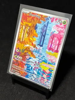 2024 Pokemon TCG SV Temporal Forces 165/162 Deerling IR Illustration Rare - Image 3