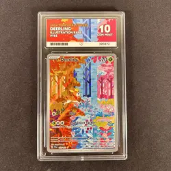 Pokemon TCG Deerling 165/162 Temporal Forces Illustration Rare Ace 10 - Image 1