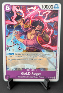 Gol D. Roger P-107 Promo English One Piece Card Game NM - Image 1