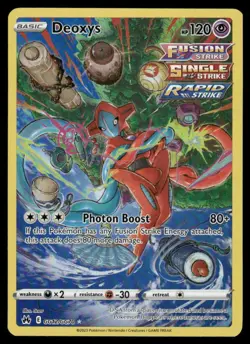 Pokemon Cards Deoxys GG12/GG70 Crown Zenith Galarian Gallery Holo NM - Image 1