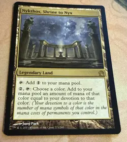 Nykthos, Shrine to Nyx - Legendary land Theros - Magic the Gathering Card MTG - Image 1