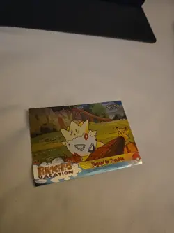 Holo Foil #45 TOGEPI IN TROUBLE 1998 Topps Pokemon Card Pikachu's Vacation - Image 1