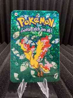 Moltres #146 - Vintage Vending Machine Prism Sticker 2000 - Pokemon Card - Image 1