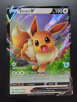 Eevee V SWSH065 SWSH: Sword & Shield Promo Cards Holo pokemon - Image 1