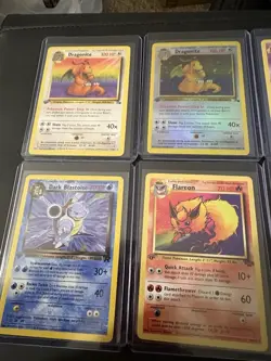 Pokemon Holo Rare Card Lot Dragonite Dark Blastoise Flareon Vaporeon Gengar - Image 2
