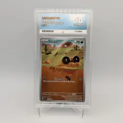 Sandile 135/086 Black Bolt ACE 10 GEM MINT Illustration Rare Pokemon TCG Card - Image 1