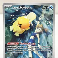 Pokemon TCG Misty’s Psyduck Destined Rivals 193/182 Illustration Rare Card - Image 2