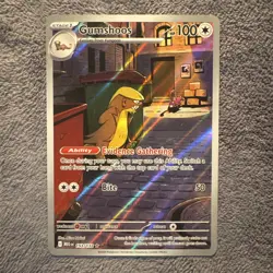 Gumshoos Illustration Rare 153/132 Mega Evolution Pokemon TCG Near Mint Card NM - Image 1