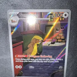 Gumshoos Illustration Rare 153/132 Mega Evolution Pokemon TCG Near Mint Card NM - Image 3