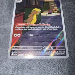 Gumshoos Illustration Rare 153/132 Mega Evolution Pokemon TCG Near Mint Card NM - Image 4