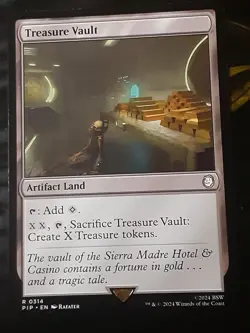 Treasure Vault , Commander FALLOUT , NM,MTG ,FREE SHIPPING - Image 1