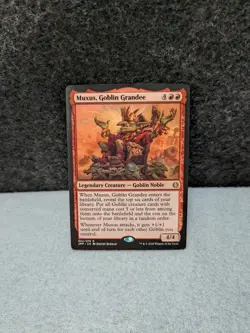 Muxus, Goblin Grandee: MtG Magic the Gathering Jumpstart Rare - Image 1