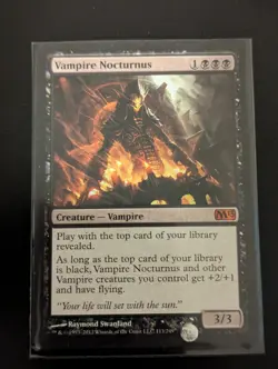 Vampire Nocturnus M13 Regular Good Condition Magic The Gathering - Image 1