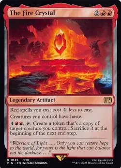 MTG, The Fire Crystal, R, Final Fantasy, FIN, NM/MINT, 0135 - Image 1
