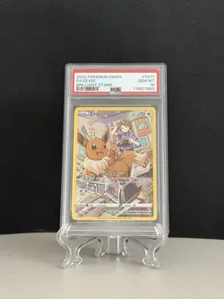 Pokemon Eevee TCG Sword & Shield Brilliant Stars TG11/TG30 PSA 10 - Image 1