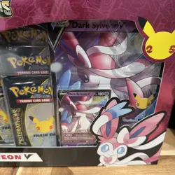 Pokemon TCG: Celebrations Collection Box [Dark Sylveon V ) Factory Sealed 820650809392 - Image 3