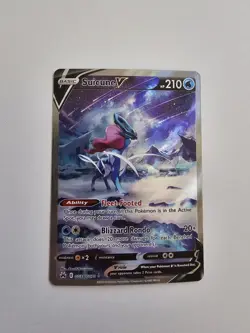2023 Pokemon SWSH Crown Zenith Suicune V Galarian Gallery #GG38/GG70 - Image 1