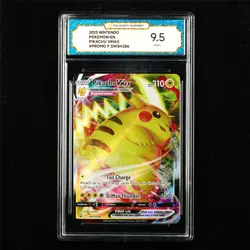 TQG 9.5 MINT+ 2023 Pokemon ENG Pikachu VMAX SWSH286 Promo - Image 1
