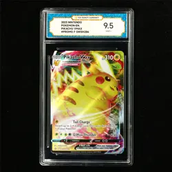 TQG 9.5 MINT+ 2023 Pokemon ENG Pikachu VMAX SWSH286 Promo - Image 2