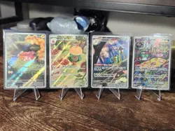 4x Card Rare Illustration Pokemon Lot - Image 1