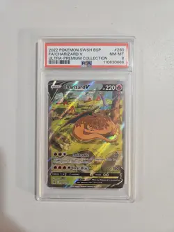 Charizard V SWSH260 Pokemon TCG Ultra Premium Collection PSA NM-MT 8 - Image 1