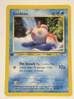 Goldeen 45/64 1st Edition Neo Revelation - Pokemon TCG - Image 1