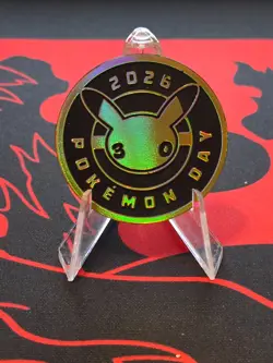 Pikachu 051 /162 Stamped 2026 Pokemon Day 30 Promo TCG With Coin - Image 2
