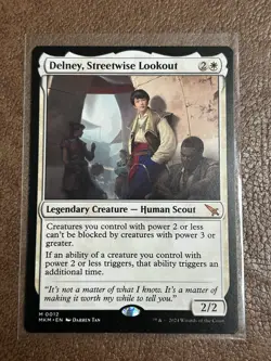 Delney, Streetwise Lookout MTG Murders Karlov Manor Regular Mythic 0012 Unplayed - Image 1