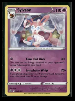 Sylveon Swsh211 - Cosmos Holo - Sword & Shield Promo Cards NM Pokemon - Image 1