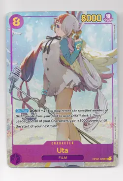One Piece TCG: Paramount War *Foil* Uta (OP02-120) SEC (Alternate Art) - Image 1
