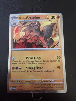 Pokemon Hisuian Arcanine - (Cosmos Holo) Holo Blister Exclusives #100/167 NM - Image 1