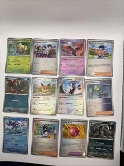 Pokemon TCG Prismatic Evolutions Pokeball Lot Of 14 Cards Near Mint - Image 1