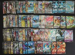 200 Lot Pokemon TCG Chinese Card RR RRR VMAX Charizard Eevee Umbreon #20 -FI38 - Image 1