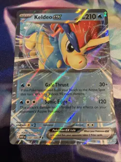 Pokemon TCG Keldeo ex 030/086 Holo Double Rare White Flare NM/M - Image 1