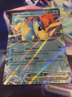 Pokemon TCG Keldeo ex 030/086 Holo Double Rare White Flare NM/M - Image 2