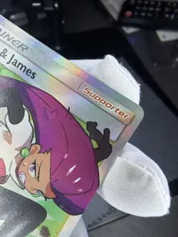 2019 Jesse And James Pokemon TCG Full Art Trainer Card 68/68 Hidden Fates NM - Image 4