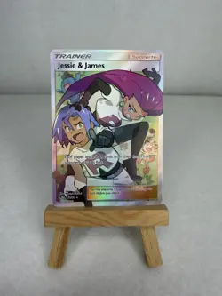 2019 Jesse And James Pokemon TCG Full Art Trainer Card 68/68 Hidden Fates NM - Image 1