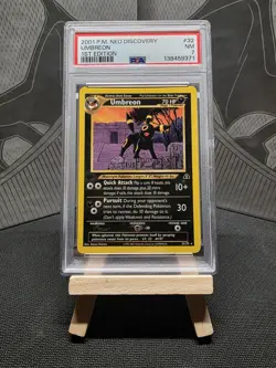 1st Edition Umbreon Rare 32/75 - Neo Discovery - PSA 7 NM - Image 1