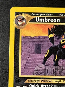 Umbreon 32/75 - 1st Edition Neo Discovery 2001 - Non Holo Rare Wotc 1st Ed Nm(-) - Image 3