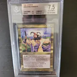 MTG ANGUS MACKENZIE Italian Legends Rare Graded BGS 7.5 Near Mint + Magic - Image 1