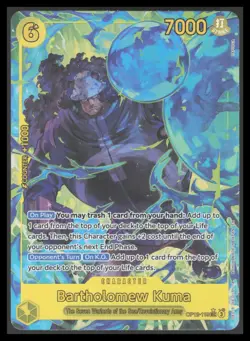 Bartholomew Kuma (Alternate Art) SEC Legacy of the Master OP12-119 NM - Image 1