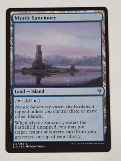 Mystic Sanctuary 247/269 Throne of Eldraine Magic The Gathering MTG Card LP - Image 1