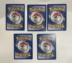 Pokemon WOTC TCG Vintage Base Set Energy 80 Card Lot MP to LP - Image 2