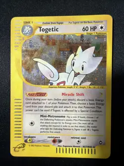 Togetic - H27/H32 - Pokemon Aquapolis Holo Rare Card LP/MP - Image 1