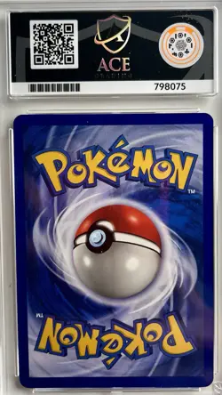 Pokemon TCG Ninetales Holo Unlimited Rare Card Base Set 12/102 Graded Ace 9 Mint - Image 2